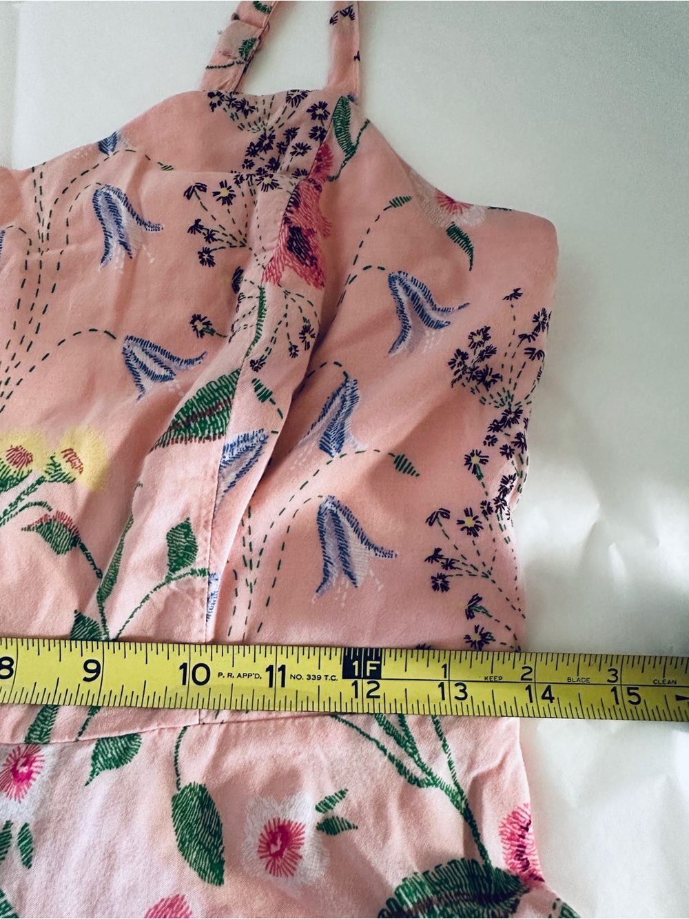 Old Navy Sundress- Medium Smocked  Blush Pink Floral - Picture 9 of 12